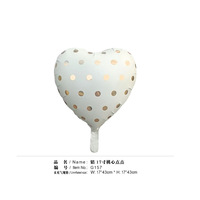 Ballons en aluminium jetables écologiques à motif cœur mat pour Pâques, décorations de fête d'anniversaire ou de baby shower avec lapin de dessin animé