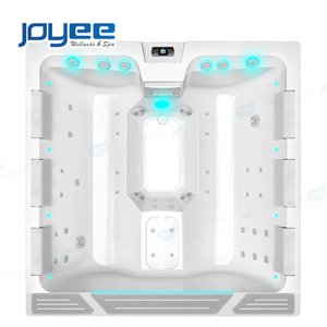 JOYEE Jacuzzi design moderne pour 6 personnes, bain à remous extérieur, <span class=keywords><strong>spa</strong></span> de relaxation avec contrôle intelligent Balboa - Product Image 5