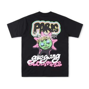 Glo Gang <span class=keywords><strong>Boyz</strong></span> Worldwide T-shirt unisexe 100% coton tricoté à manches courtes de haute qualité de marque personnalisé dessin animé imprimé - Product Image 2