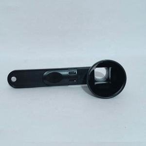 Cuillère et entonnoir coulissants réutilisables en plastique blanc et noir pour café moulu, poudre de protéines, thé sans déversement - Product Image 6