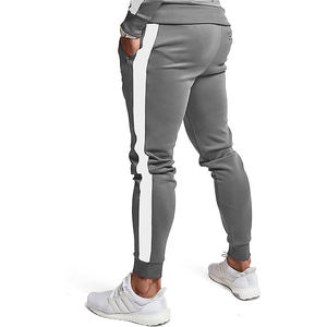 Survêtement Homme Gym Full Zip Hoodie Joggers Polaire Couleur Unie Ensemble Confortable Logo Personnalisé Ensembles de Survêtement Homme Tricoté - Product Image 4