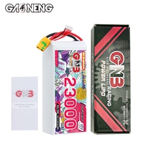 Batterie LiPo GNB GAONENG 6S 23000mAh 23AH 22.8V 80C XT90S RC HV LiHV Haute Tension pour Drones FPV Grande Échelle, Hélicoptères, Voitures et Bateaux RC