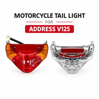 Feu arrière de moto à LED et halogène OEM 35710-33G00 avec clignotants en plastique pour V125 G Address, idéal pour les VTT et les motos tout-terrain