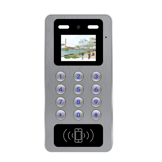 Thinmoo IP65 Access Control System with 2.8-Inch Color Screen Intercom Door Station Night Vision V530