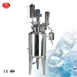 Tanque de Mezcla con Calentamiento Eléctrico de 60L, 80L, 100L, Reactor con Camisa, Recipiente de Agitación Continua, Personalizado, para Procesos Químicos, de Acero Inoxidable - Product Image 1