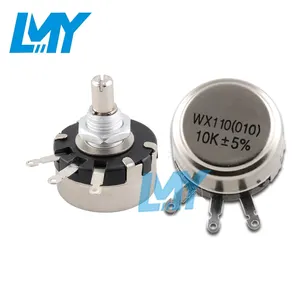 High Quality Precision Single-turn Potentiometer WX110 WX010 1W 470 ohm 1K 2K2 4K7 10K 22K