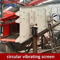 Crible vibrant circulaire industriel pour le criblage de sable minier, le classement de matériaux de construction, et la séparation de minerai d'or et de cuivre au Zimbabwe