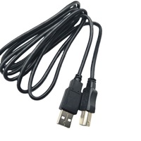 Hifi kabel Data USB A ke USB B kabel OFC berlapis emas Printer Data Line kabel Audio USB A ke B Male ke Male HITAM kustomisasi