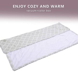 Có thể giặt được nước nóng chăn Jacquard vải + Sherpa nước nóng chăn khăn choàng - Product Image 5