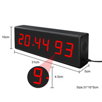 Minuteur de jeu numérique à commande par bouton électronique LED, défi de compte à rebours de 10 secondes, TikTok