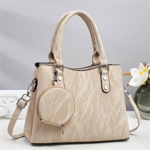 Conjunto de Bolsos de Mano de PU para Mujer, Color Negro Moderno, 2 Piezas, Casuales, para Exteriores - Product Image 2