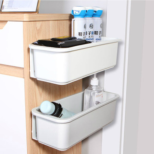 Boîte de rangement extractible Moriya avec rail pour organisateur d'armoire de cuisine, fixation murale sans perçage, matériau PP - Product Image 4