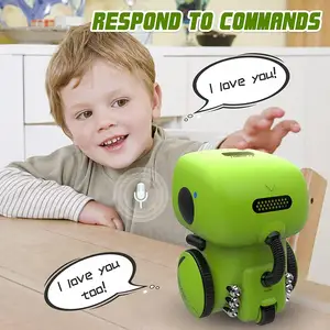 Hete Verkoop Speelgoed Robots 2024 Interactieve Slimme Pratende Robot Met Stemgestuurde Aanraaksensor Robotachtig Speelgoed Voor Kinderen