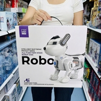 Witeng KI-Smart-Roboterhund High-End-Modell Sprachinteraktion Anruffunktionen Elektronisches Haustier-Spielzeug für Kinder aus Kunststoff