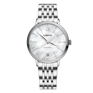 Per LOBINNI Custom <span class=keywords><strong>orologi</strong></span> da polso <span class=keywords><strong>automatici</strong></span> di lusso per ragazze da donna in acciaio inox Design Miyota resistente all'acqua di vendita calda - Product Image 1
