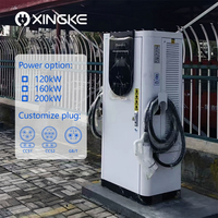 Estación de Carga para Vehículos Eléctricos Xingke Z2, Solución de Cargador EV con Activación RFID, Cargador EV de 160kW con Balanceo Dinámico de Carga