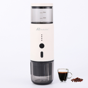 Cafetera Espresso Portátil Anbo, 15 Bares <span class=keywords><strong>de</strong></span> Presión, Acero Inoxidable, Control Manual, Multiusos, para Hogar, Oficina, Hotel, Comercial - Product Image 3