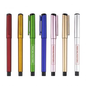 Promotion Nouveaux stylos gel écologiques personnalisés avec logo, 0,5 mm de large, couleurs assorties, bleu, or, rose, rouge, jaune, argent, papeterie de bureau - Product Image 3