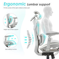 Chaise de jeu PC ergonomique professionnelle avec repose-pieds, logo personnalisé Guangdong, réglable, 6D, avec accoudoirs en maille confortable