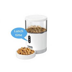 Comedero Inteligente para Mascotas con Video y Control Remoto por WiFi, Dispensador Automático de Comida para Perros y Gatos, Cámara HD, Programable, de Acero Inoxidable - Product Image 1