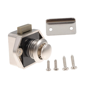 RV <span class=keywords><strong>Caravan</strong></span> phụ kiện Kirsite cửa tủ đẩy nút khóa đẩy chốt cho RV Camper Motorhome - Product Image 1