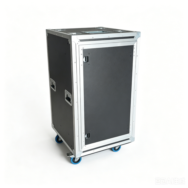 Professional 20U Sliding Door Flight Case Aluminium Shockproof Rack Cabinet Hidden Door Panel Amplifier Audio Mixer Cabinet