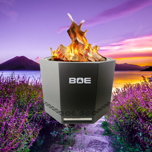 Mini Portable Outdoor Garden Steel Fireplace with Stainless Steel <strong>Folding</strong> Legs Charcoal <strong>Firepit</strong> for Outdoor Cooking - Product Image 5