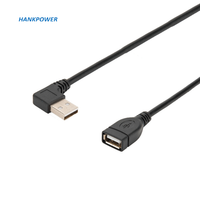 Imprimante d'ordinateur OEM sur prise USB Type B, 5 broches, avec trous de vis, câble de montage sur panneau femelle 2.54