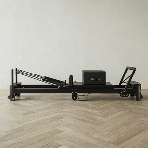 <span class=keywords><strong>Reformer</strong></span> de Pilates pliable professionnel en alliage d'aluminium réglable pour la maison - Product Image 3