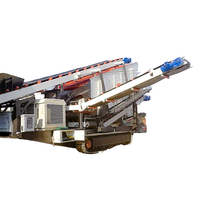 Concasseur à mâchoires mobile de type chenille Zhongde, concasseurs à mâchoires de tracteur, installation de concassage de pierre mobile, capacité de 90 à 650 t/h, facile à utiliser