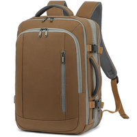 Sac à dos d'affaires extensible imperméable de grande capacité personnalisé par l'usine POSO, sac à dos pour ordinateur portable pour hommes, port de charge USB, sac à dos de voyage