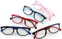 Corriger la myopie cataracte tr90 conception argent graphène nano ion d'oxygène négatif anti lumière bleue bloquant les lunettes de brouillard