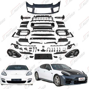 Kit de carrocería más nuevo para <span class=keywords><strong>Porsche</strong></span> <span class=keywords><strong>Panamera</strong></span> 2010-2016 970,1 970,2 970 a 976 Turbo parachoques delantero faro Luz de circulación diurna - Product Image 2