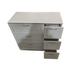 <span class=keywords><strong>Commode</strong></span> blanche à <span class=keywords><strong>6</strong></span> <span class=keywords><strong>tiroirs</strong></span> <span class=keywords><strong>commode</strong></span> moderne avec <span class=keywords><strong>tiroirs</strong></span> profonds <span class=keywords><strong>commode</strong></span> double en bois pour ranger les vêtements pour le salon chambre à coucher - Product Image 5