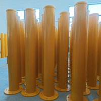 Borne de sécurité périmétrique KAVASS 165 mm à montage en surface pour la gestion d'accès aux véhicules en zone de stationnement et la sécurité industrielle