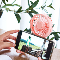 Ventilateur portable pour poussette avec mini-clip alimenté, petit ventilateur personnel rechargeable, ventilateur de bureau portatif pour voiture et voyage