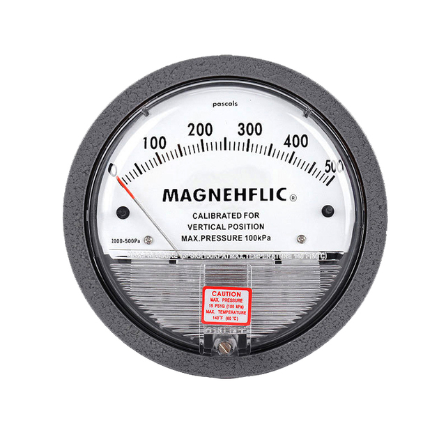 High-Grade Digital Micro Pressure Gauge  Differential Pressure Gauge Adjustable Air Aluminium Case 120mm Size