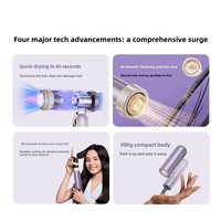 Sèche-cheveux électrique portable pliable Dreame P10 Ultra à moteur sans balais haute vitesse, en alliage, pour une séchage rapide et nourrissante des cheveux, idéal pour la maison, cadeau