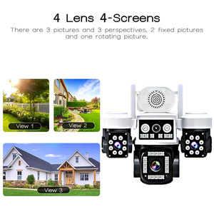 Caméra réseau sans fil Hieasy 4g Détection de mouvement audio bidirectionnelle Caméra IP de sécuritéCaméras de sécurité à 360 degrés Sans fil Extérieur - Product Image 4