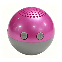 Honeywait Mini Haut-parleur pour animaux de compagnie en forme de boule, connectable via application, multicolore et portable, à porter sur le collier