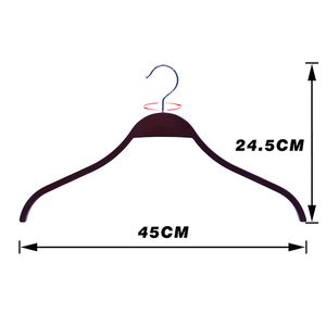 Perchas <span class=keywords><strong>Zara</strong></span> <span class=keywords><strong>de</strong></span> madera <span class=keywords><strong>de</strong></span> 45CM Perchas <span class=keywords><strong>de</strong></span> tienda <span class=keywords><strong>de</strong></span> ropa para hombres adultos - Product Image 2