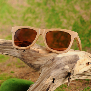 Gafas de Sol de Moda <span class=keywords><strong>para</strong></span> <span class=keywords><strong>Hombre</strong></span> AG007, Precio de Fábrica, Armazón de Madera de Bambú, <span class=keywords><strong>Lentes</strong></span> Polarizadas - Product Image 4