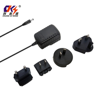 Adaptateur de prise interchangeable AC/DC 100-240V, adaptateur d'alimentation universel 5V 1A, chargeur mural 5W avec prise EU US UK AU