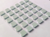 Matériau d'interface thermique Borzer : Coussinets thermiques en silicone à conductivité thermique hautement efficace 3W