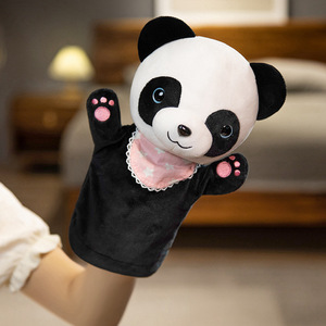 Fábrica de marionetas de mano de peluche súper suave al por mayor ciervo gato Panda Shiba perro vientre Idioma cachorro relleno de algodón PP - Product Image 3