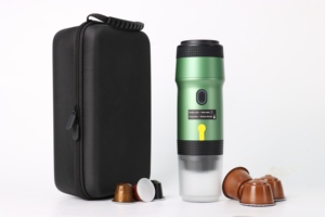 3 in 1 Self Heating Espresso <b>Machine</b> 20 Bar <b>Automatic</b> <b>Coffee</b> Makers with Black Carry Case for Hiking Outdoor Travel Use - Product Image 2