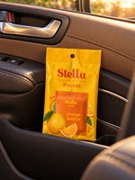 Diffuseur de parfum de poche Yes Aroma Stella Power, senteur freesia et poire, carte parfumée portable, accessoire de voiture pour pare-brise