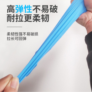 Gants en nitrile jetables Dengsheng, qualité alimentaire, bleus, imperméables, résistants à l'huile, pour la restauration et le nettoyage - Product Image 1