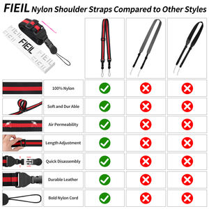 Correa de Hombro Ajustable con Rayas, Cómodo Cordón para Cámara, para iPad, Tablet, Laptop, Binoculares - Product Image 5