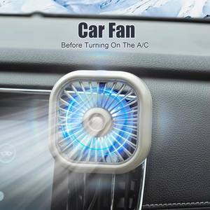 Ventilador USB para Salida <span class=keywords><strong>de</strong></span> Aire <span class=keywords><strong>de</strong></span> Coche con Luz <span class=keywords><strong>de</strong></span> Cambio <span class=keywords><strong>de</strong></span> <span class=keywords><strong>Color</strong></span> y 3 Velocidades - Product Image 4